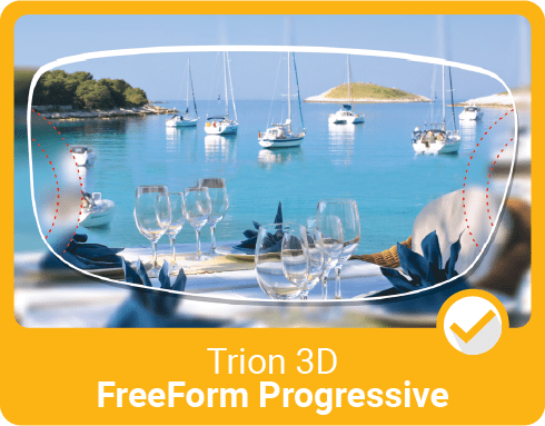 Progressive Lens Trion 3D comparison