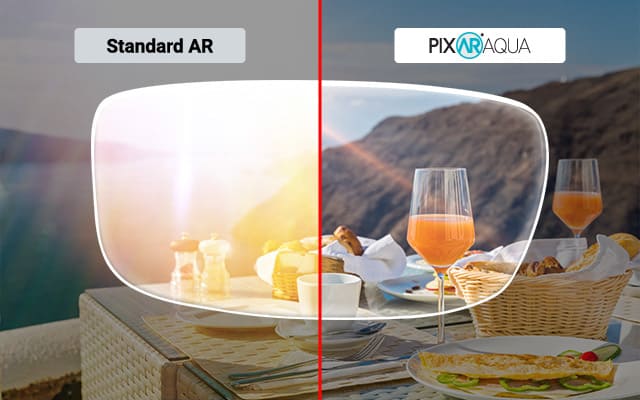 Pixar BLUV AR coating max uv protection versus standard AR